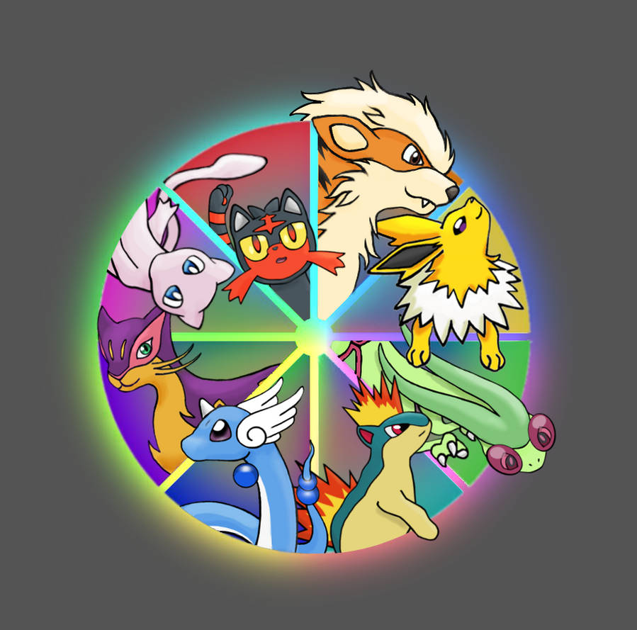 Color Wheel of My Favorite Pokemon! by QueenCheetah on DeviantArt