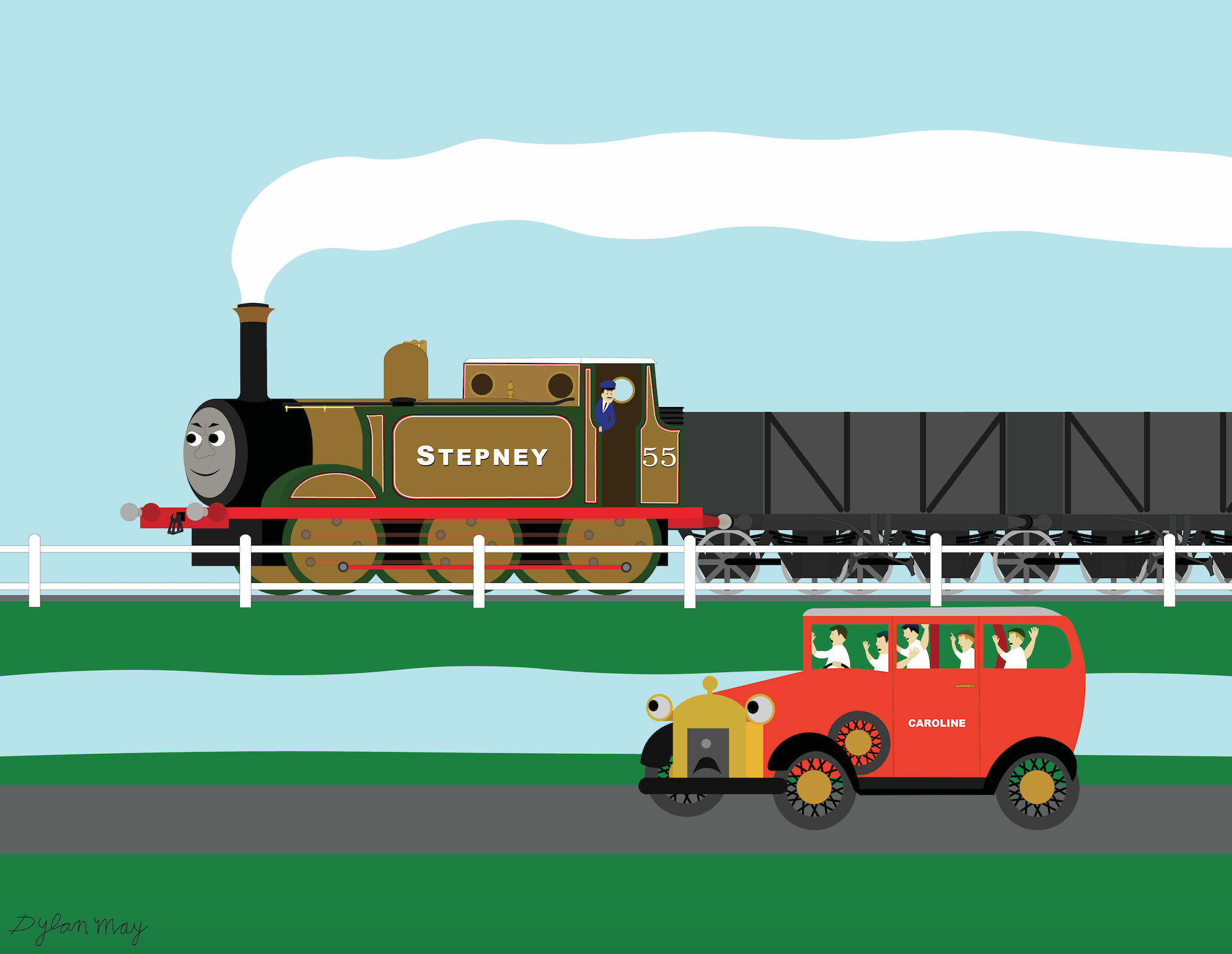 Train stops top play thomas