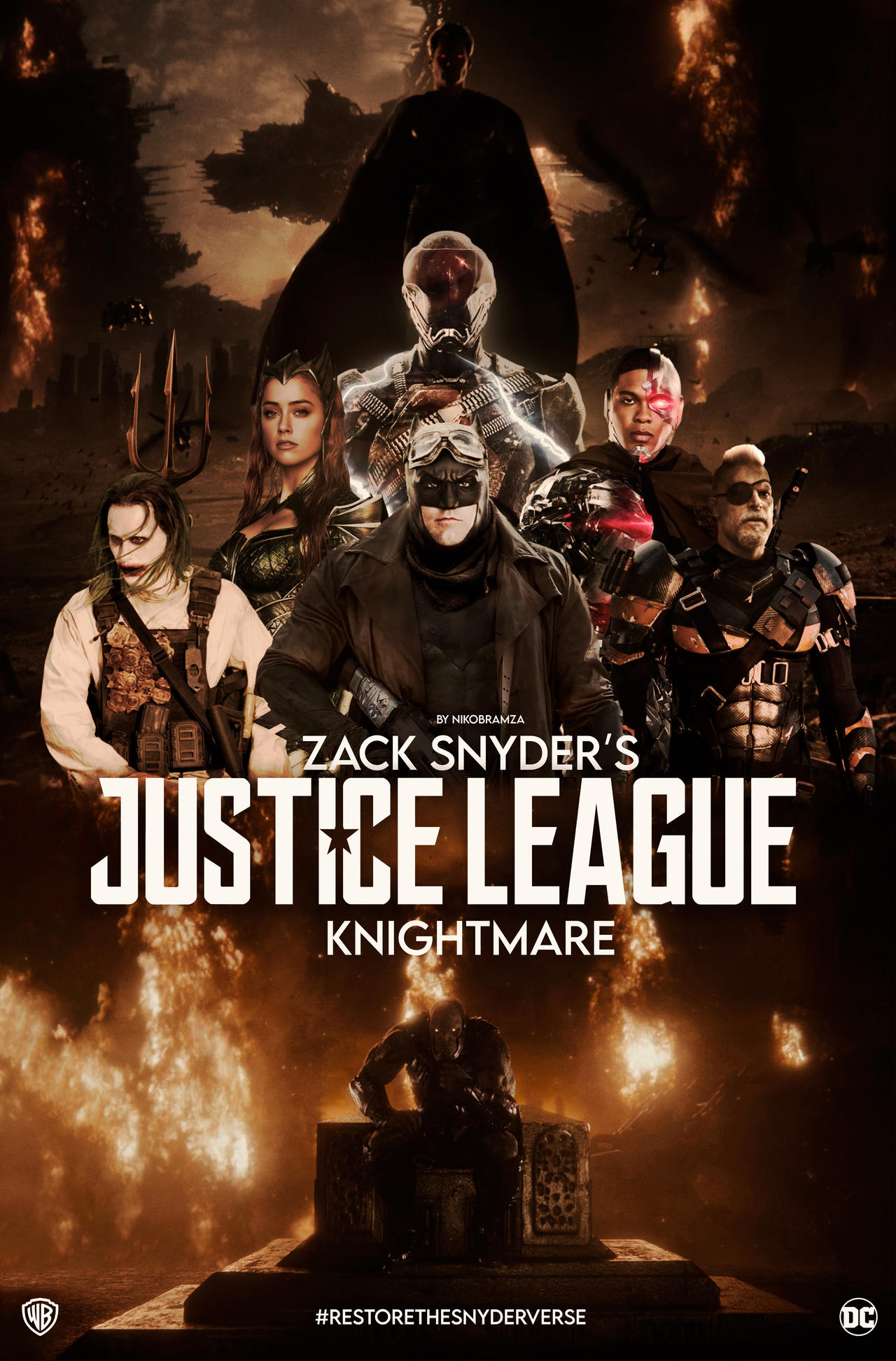 Zack Snyder's Justice League Knightmare Poster by NikoBramza on DeviantArt