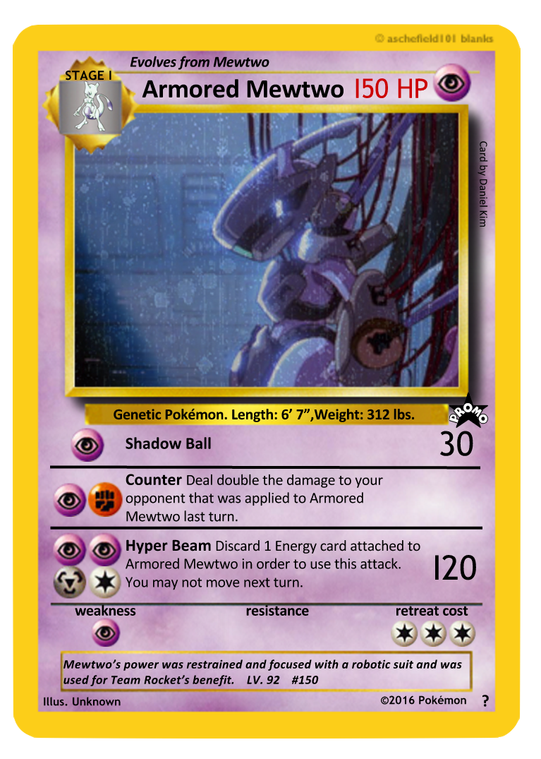 armoured mewtwo pokemon card Armored Mewtwo|Pokemon Card by QuirinoZ on DeviantArt
