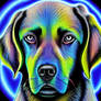 Psychedelic Labrador Digital Art - Trippy Vibes