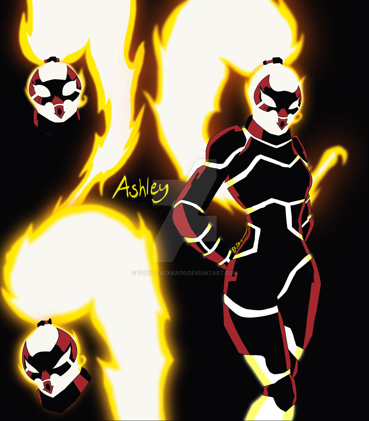 Pyronite OC: Ashley by Gokublackkai10 on DeviantArt