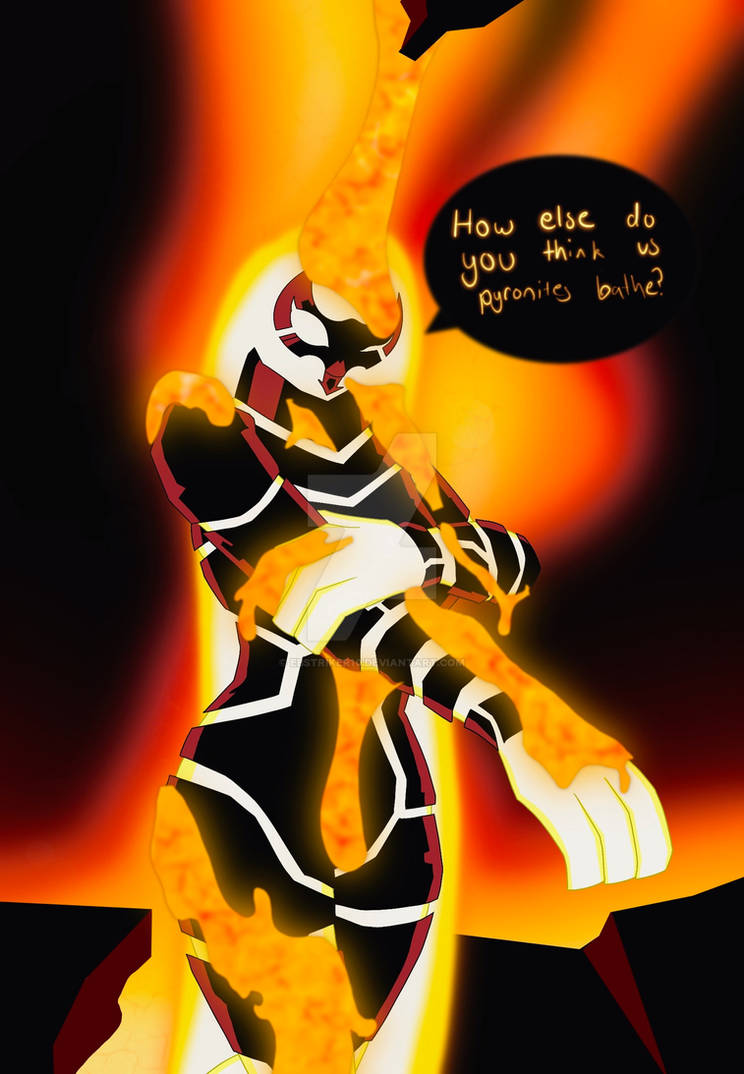 Pyronite Psyphon Pyronite lava bath by Ebstriker10 on DeviantArt