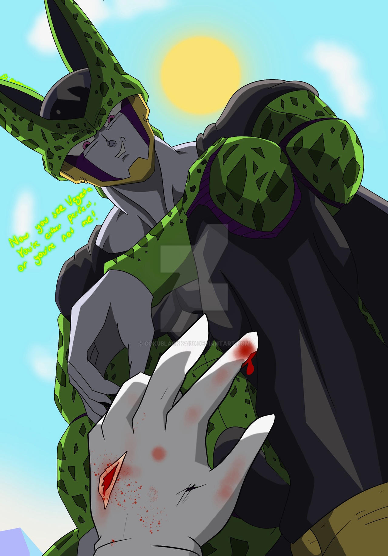 Perfect Cell Rage Perfect Cell by Gokublackkai10 on DeviantArt