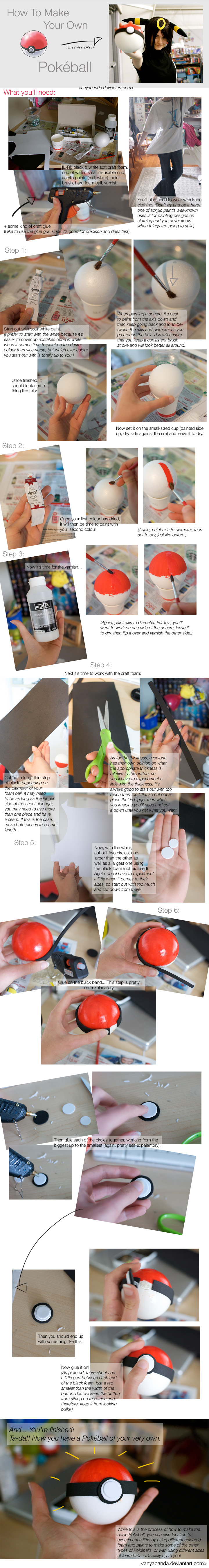 Pokeball Tutorial by AnyaPanda