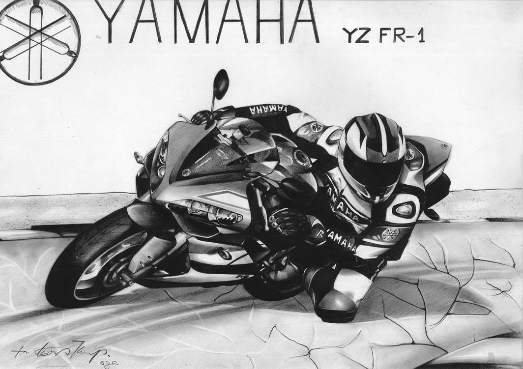 How To Draw R1 Yamaha R1 art drawing by RACING-IS-MY-LIFE on DeviantArt