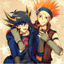 Best Friends Crow and Yusei