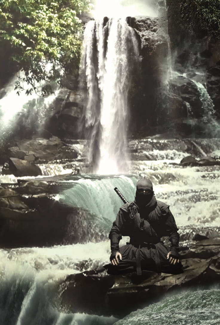 Ninja waterfall by Shibuz4 on DeviantArt