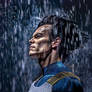 Vegeta In The Rain