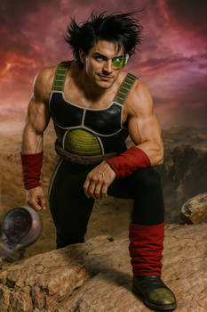 Bardock's arrival V2 hyperrealistic