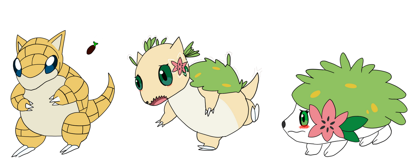 Shaymin and Gracidea Flowers by South-Williams on DeviantArt