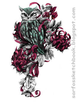Owl Tattoo Design 01