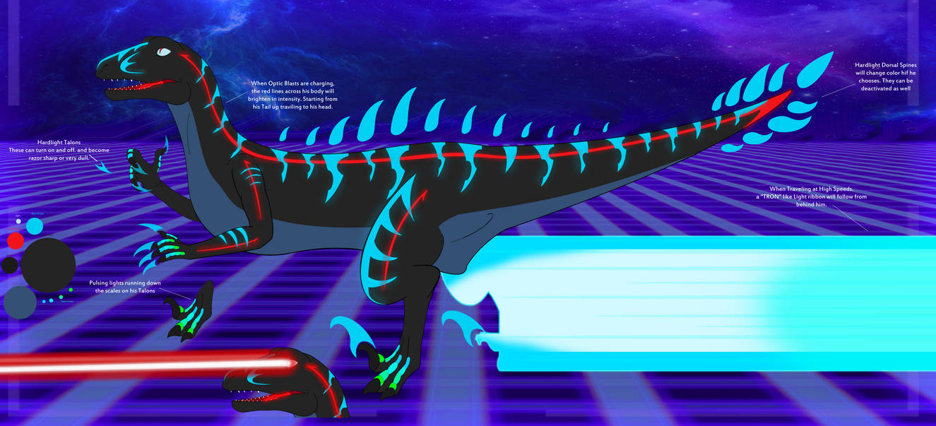 Lazer Raptor Deviantart Lazor Raptor (yet to be named) by M41Aconner on DeviantArt