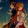 SAO - Kirito and Asuna Sunset