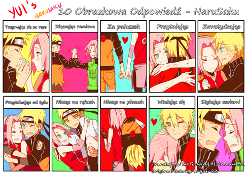 NaruSaku - 10 Obrazkowy Flirt PL