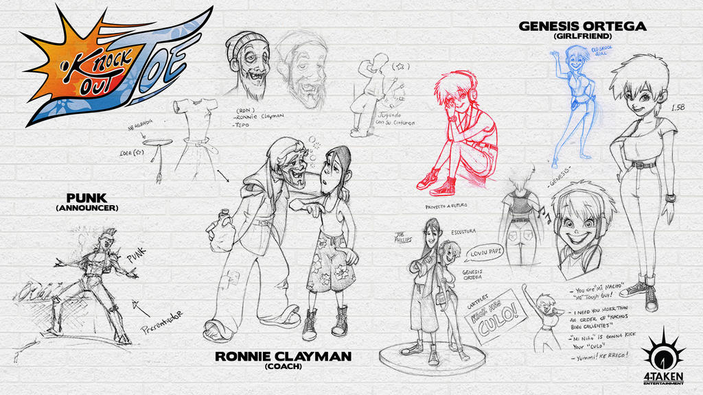 Knock Out Joe - Characters by Team4Taken