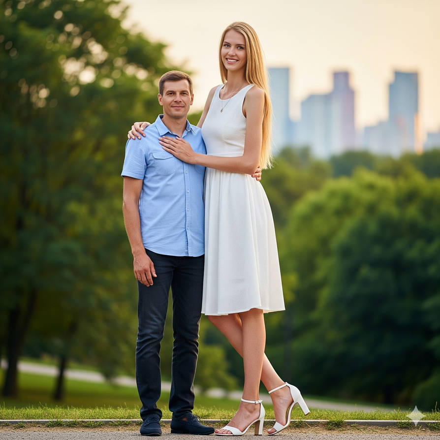 5'10 man looks short next to 6'4 girlfriend by nihilego18 on DeviantArt