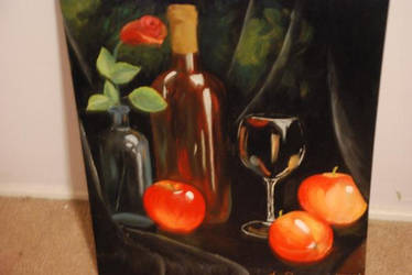 wine and fruit