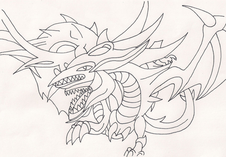 Drawing Slivers Slifer by DigiFoxCat on DeviantArt
