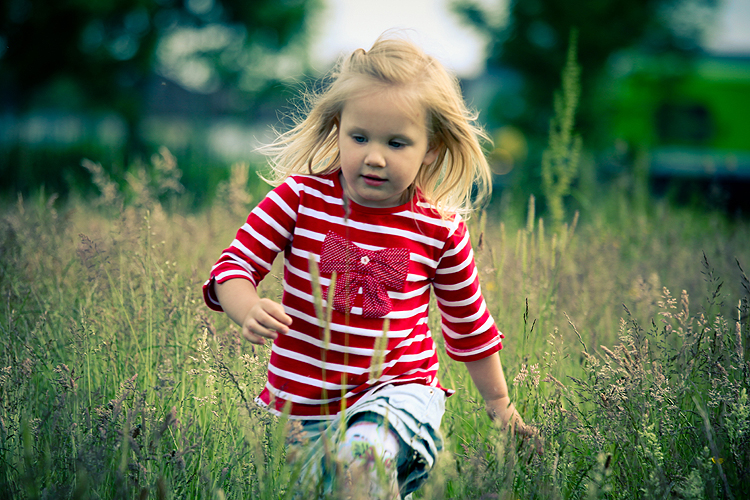 in the grass... V