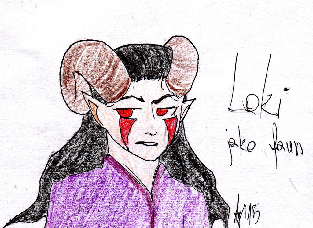 Loki jako faun