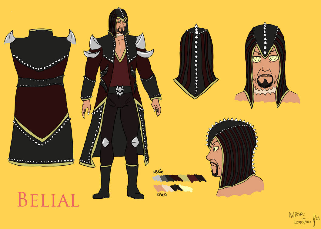 Belli Character Belial Character Sheet by LoboTaker on DeviantArt