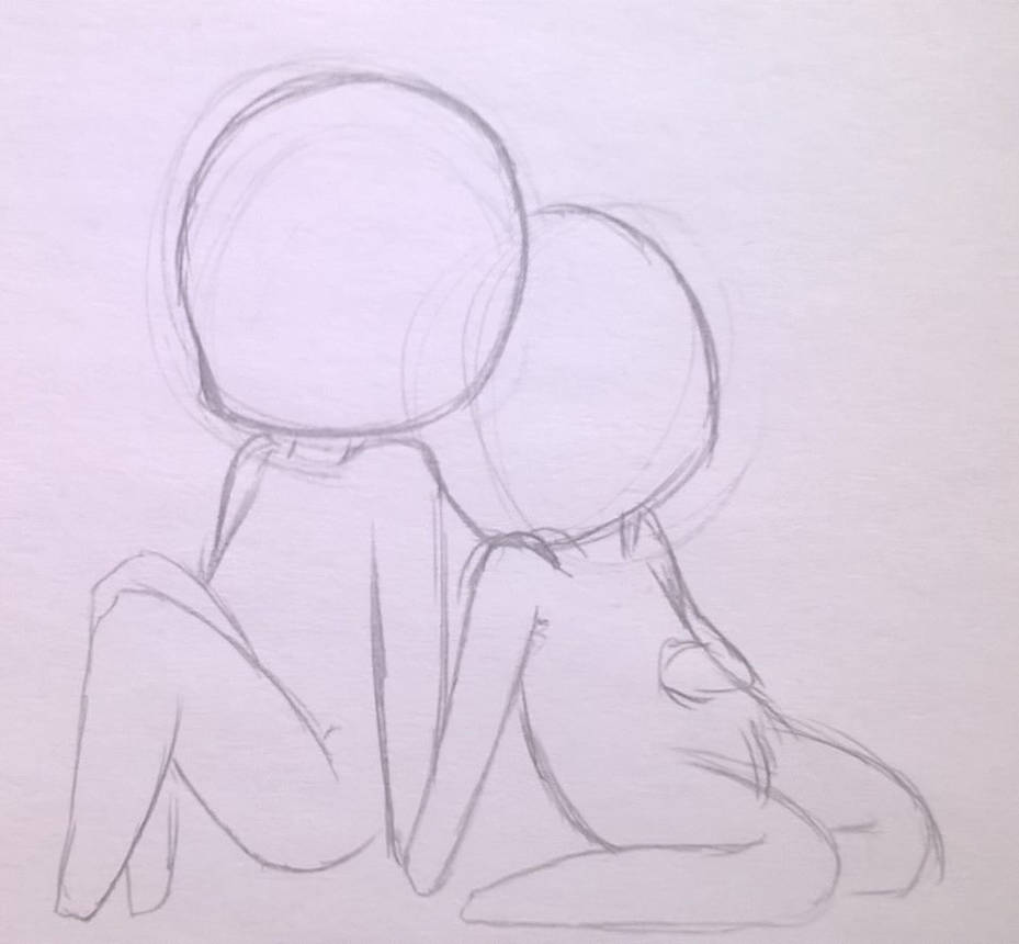 photo Drawing Base Couple Chibi chibi base couple by meztli67 on deviantart