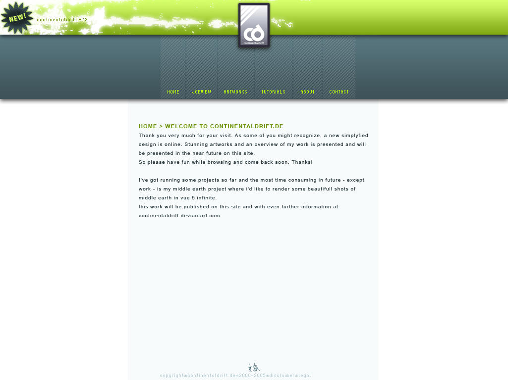 new website layout by continentaldrift on DeviantArt