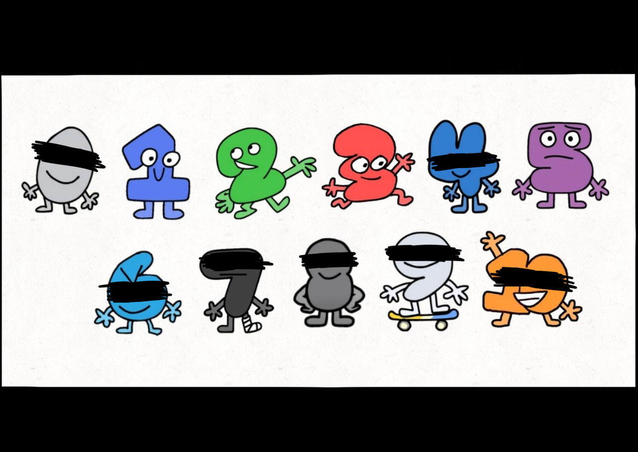 Some Characters I Choose For The BFDI Splits AU by AlexaMejiaBFBFan on ...