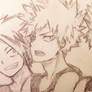 kaminari, bakugou and kirishima