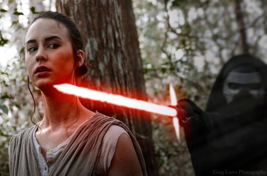 Rey and Kylo Ren (Star Wars: The Force Awakens)