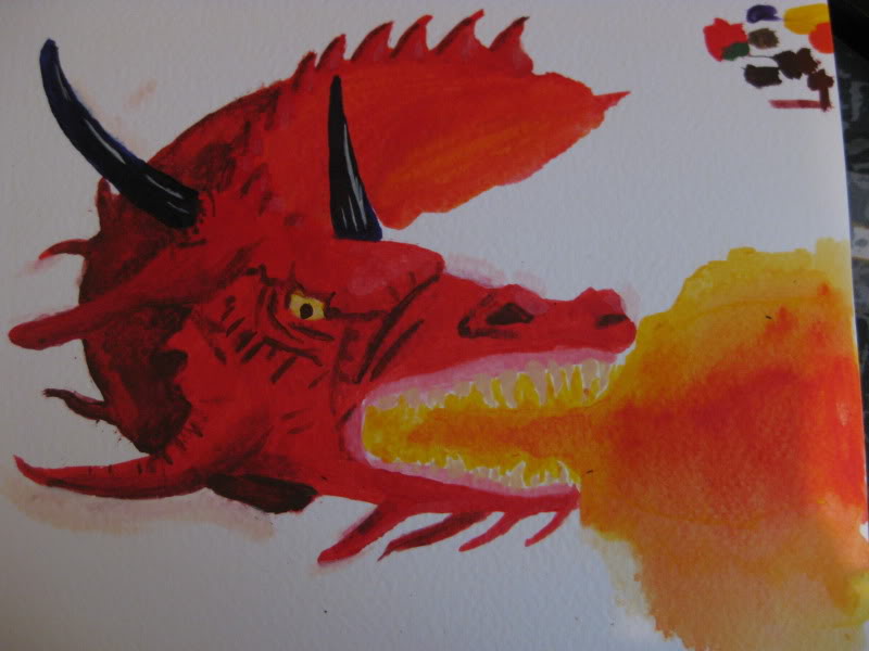 Painted dragon