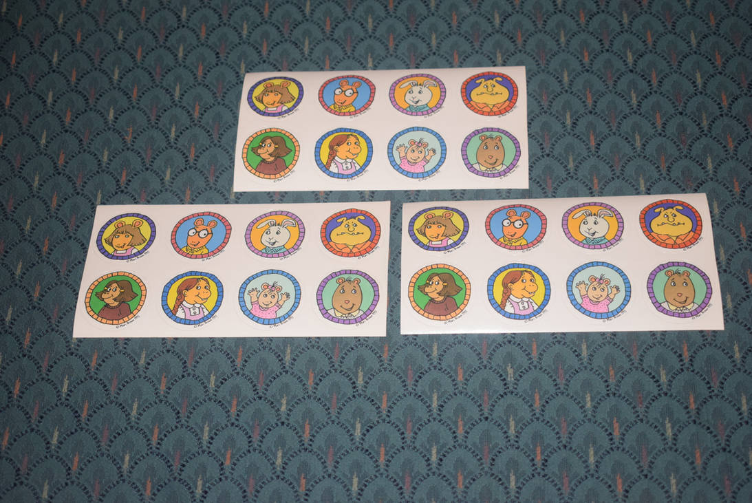 Arthur Sticker ARTHUR STICKERS! PBS by MediaBud on DeviantArt