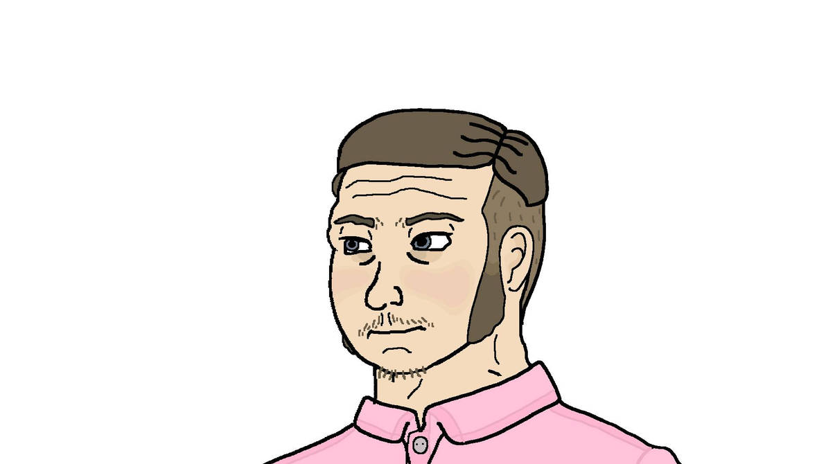 I made myself into a wojak by Calvin1126 on DeviantArt
