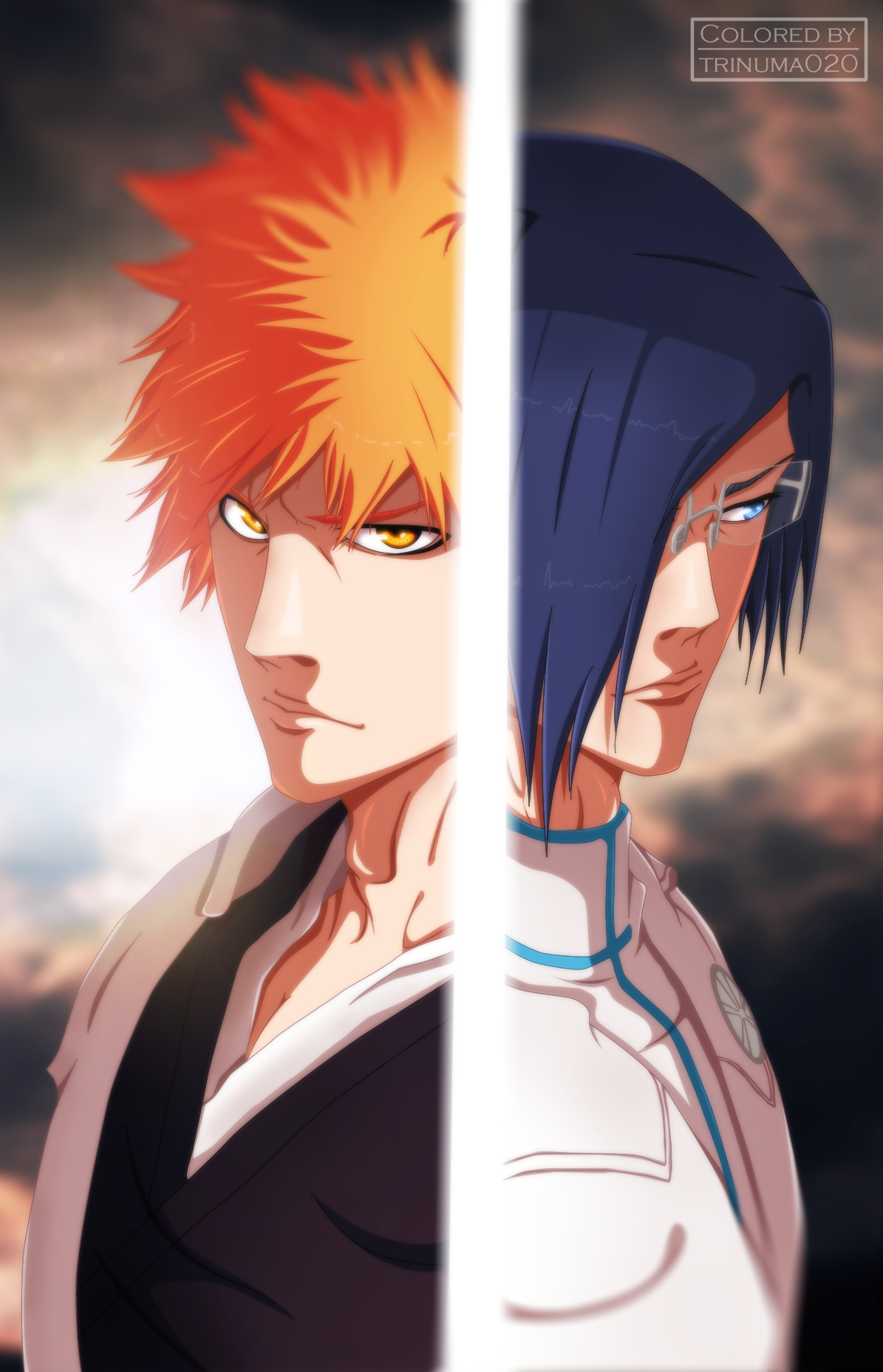 Bleach 640 - Ichigo vs Uryu [Coloring]