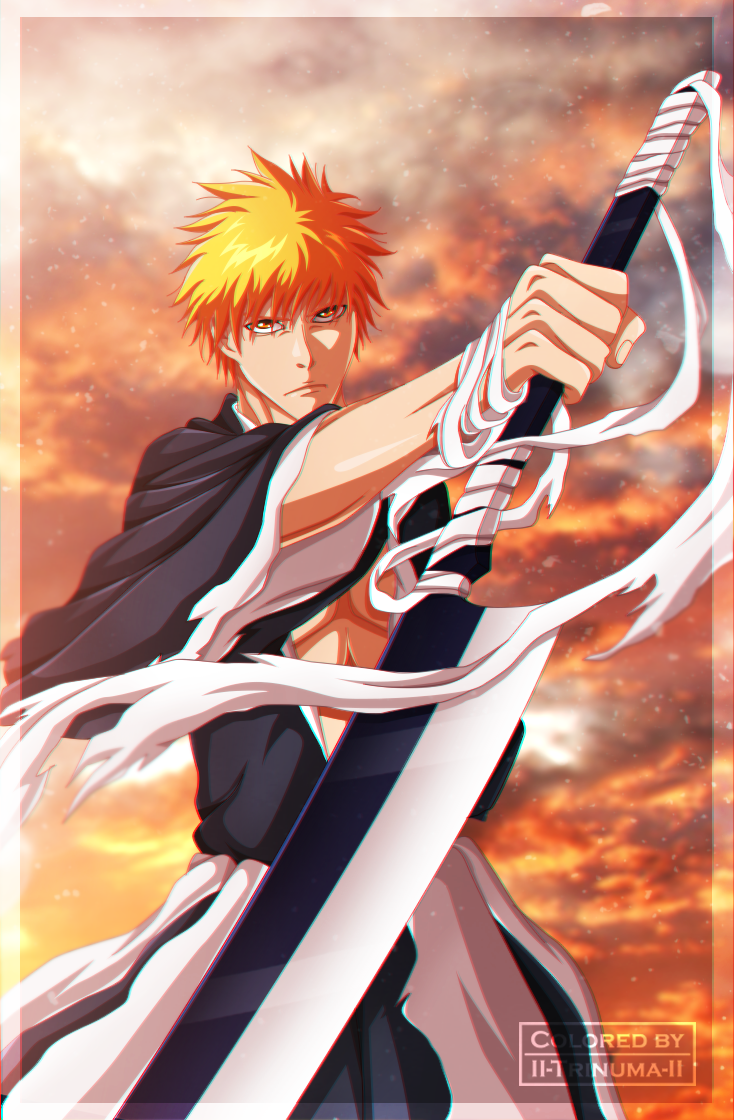 Bleach - The Death and Strawberry [Coloring] by II-Trinuma-II on DeviantArt