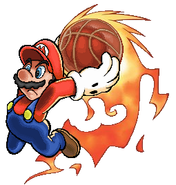 Mario Hoops 3 on 3 Pixel Art