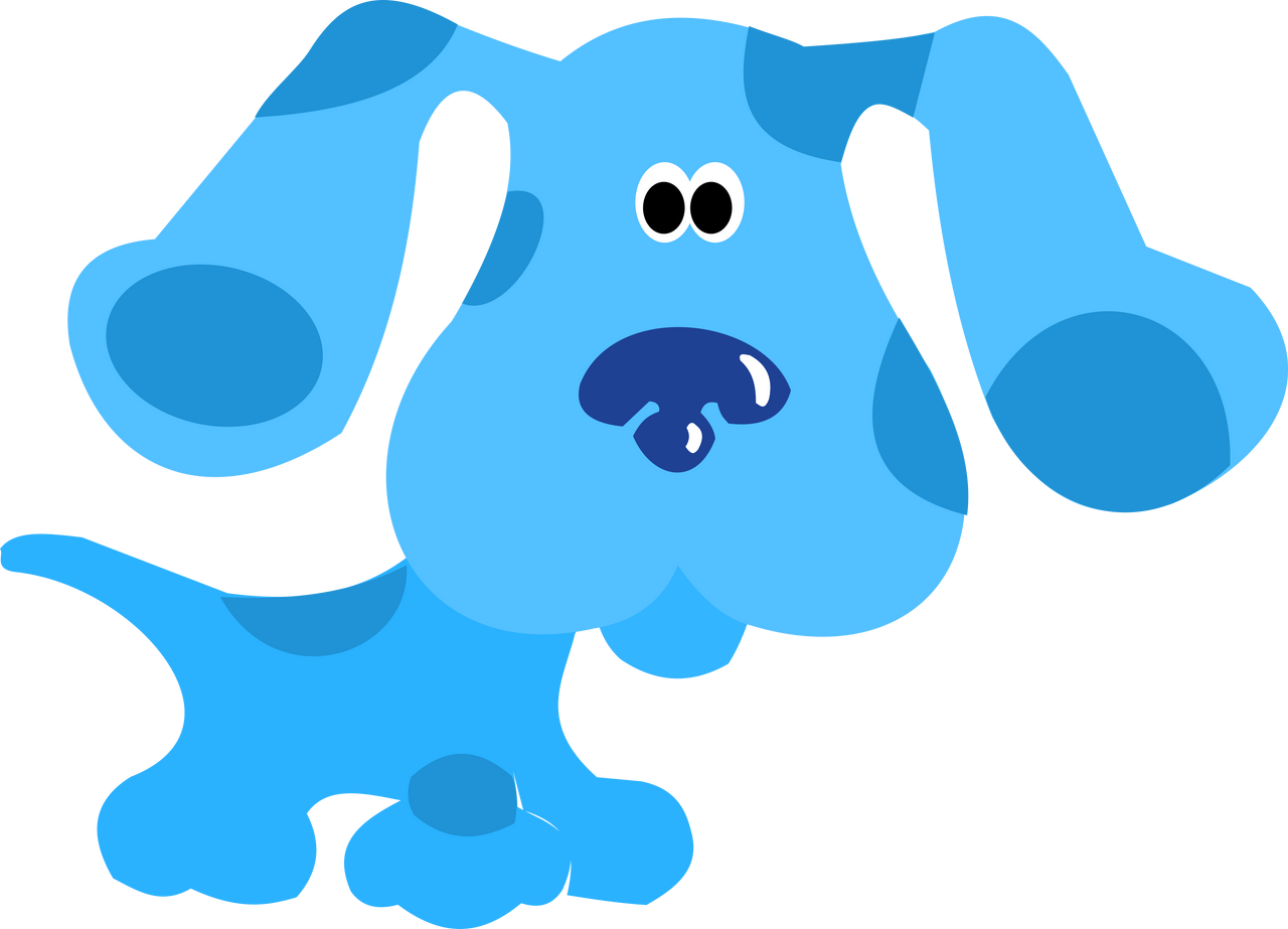 Blue from Blue's Clue's by AdamDraw1997 on DeviantArt