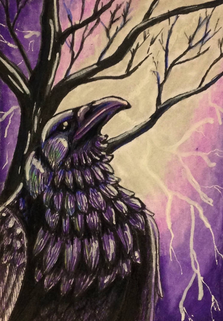 ACEO: Violet Fire by DanielleMWilliams