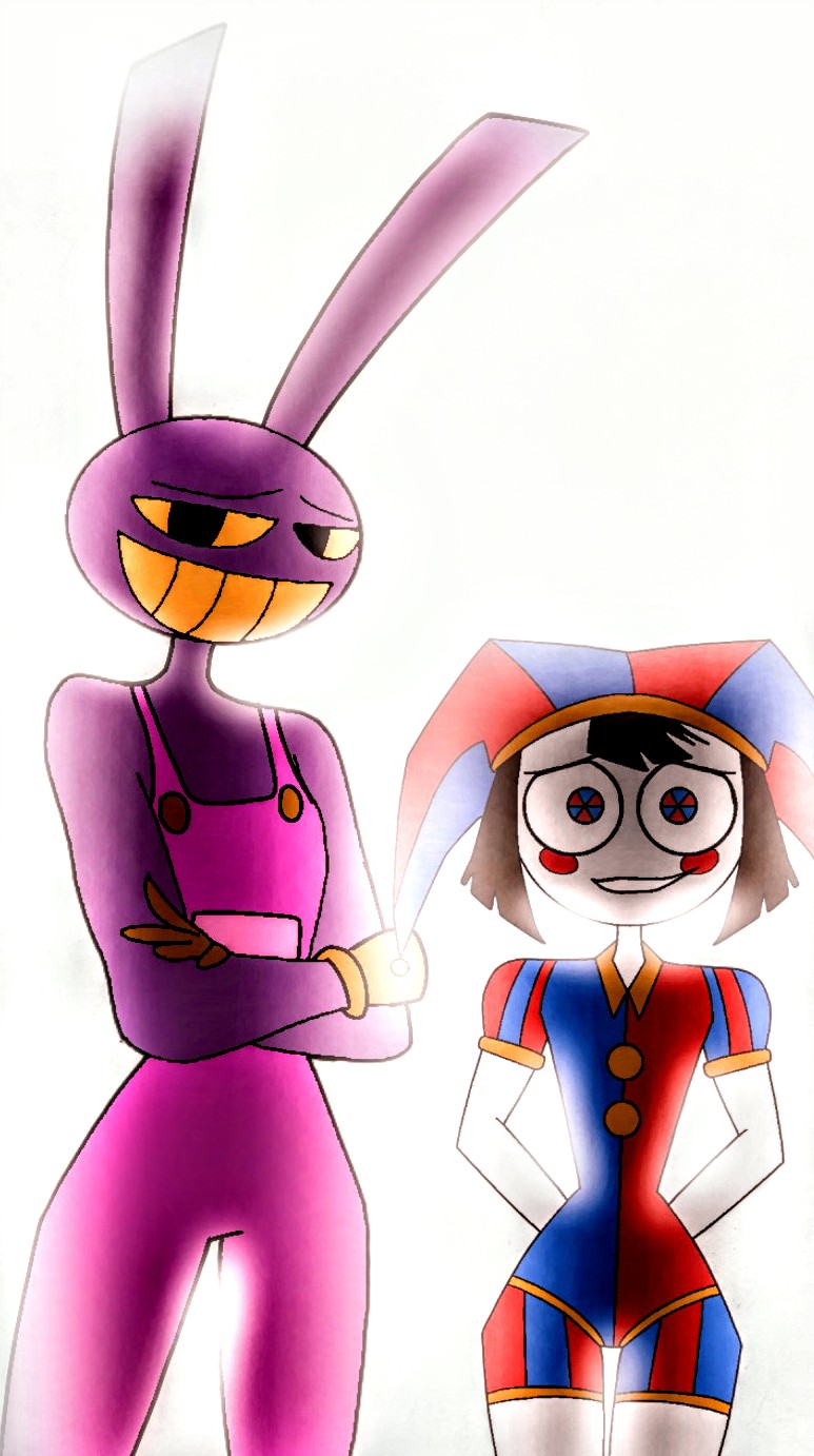 TADC- Jax and Pomni by RetroPixel07 on DeviantArt