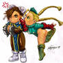 Chibi Cammy vs Chun li -color