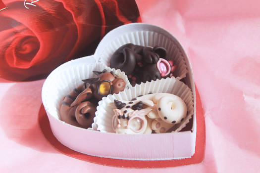 Valentine's Chocolate Heart Dragons