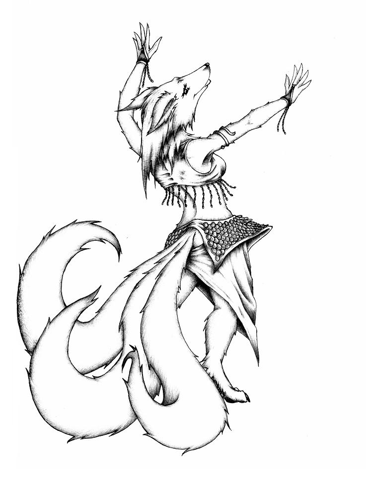 Belly Dancing Kitsune