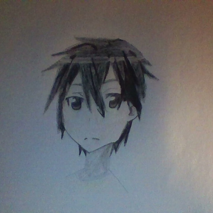 Desenho Simples do Rosto do Kirito by Loporomen on DeviantArt