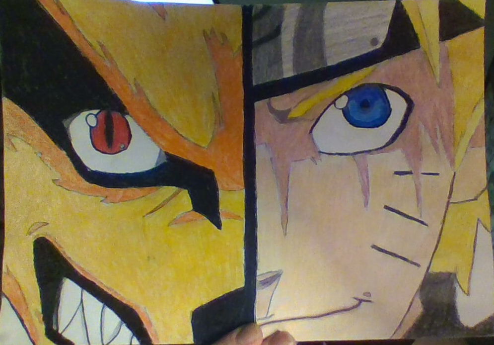 Colored Naruto Pencil Sketch by grei10 on DeviantArt