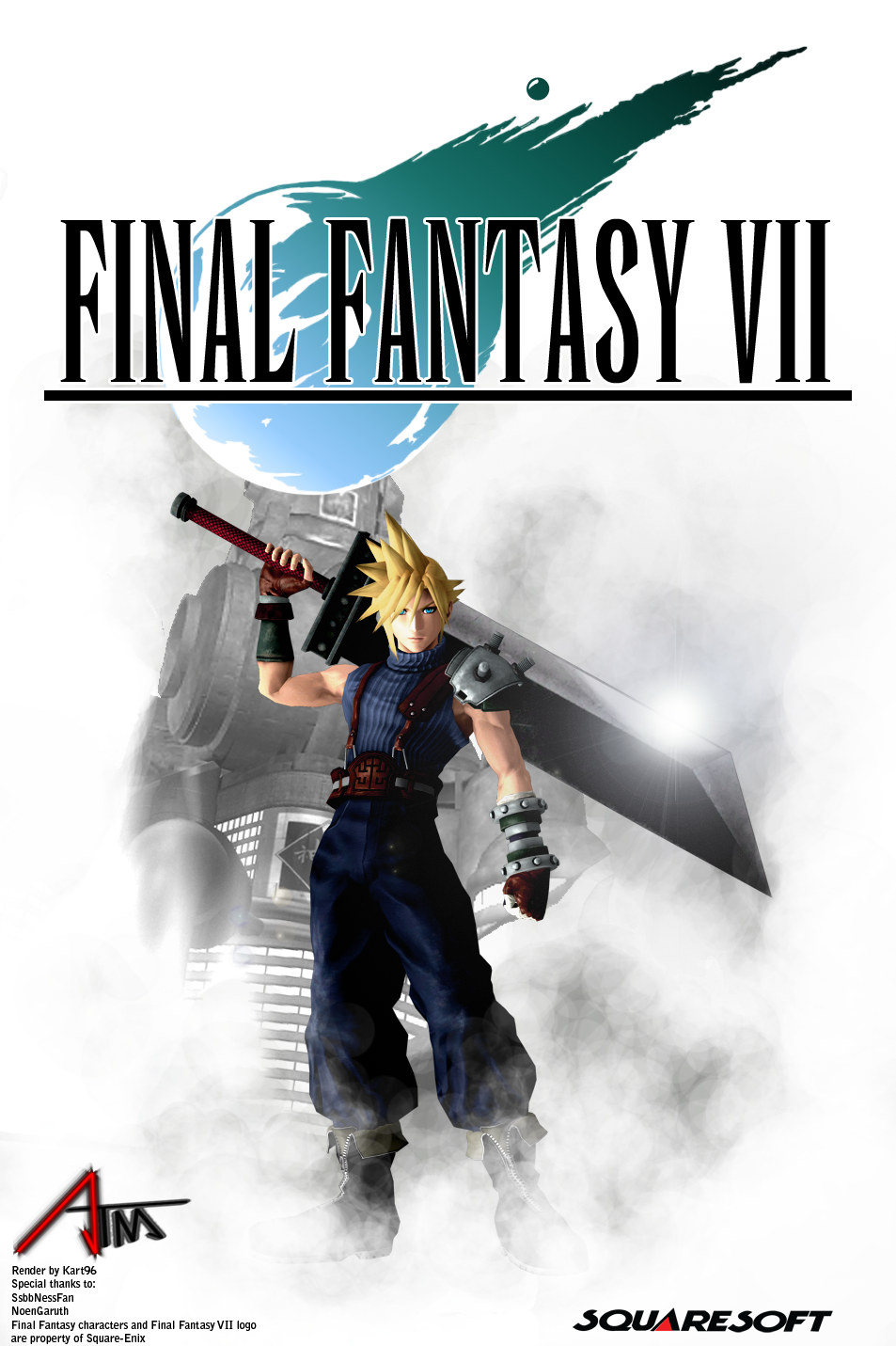 Final Fantasy VII Remake / FF7R Art Print / Poster 