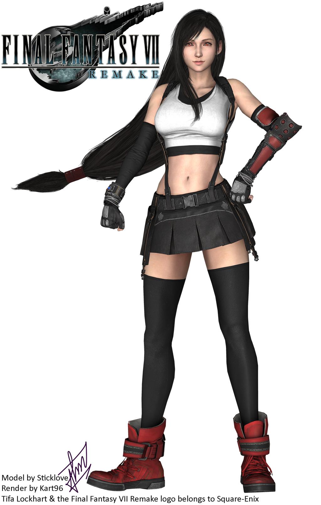 FF7R Tifa Lockhart Render 02 By Kart96 On DeviantArt ff7r-tifa-lockhart-render-02-by-kart96-on-deviantart