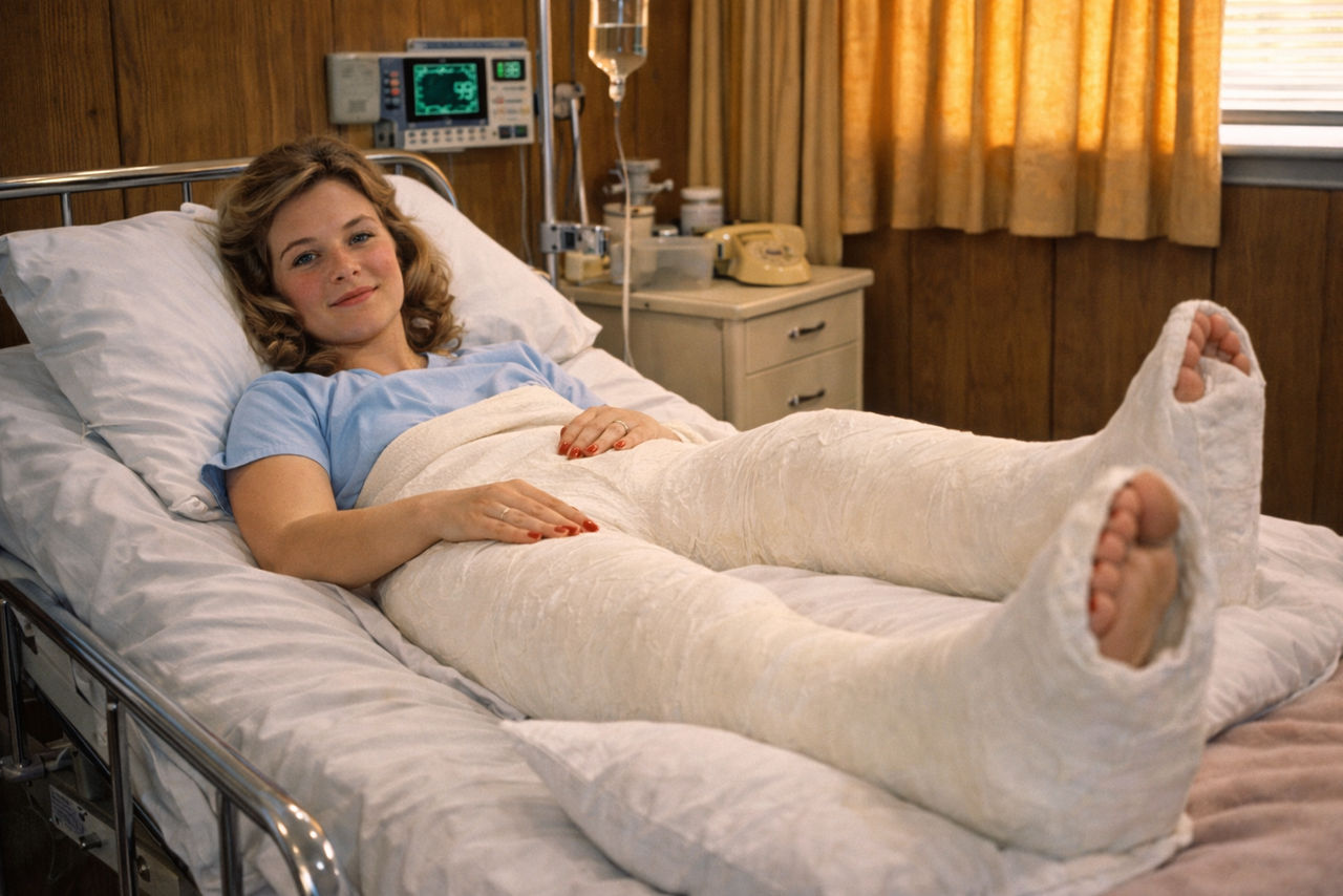 Term Leg Cast Bilateral Leg Casts in 1960s Hospital Bed by DieselAsh320 on DeviantArt