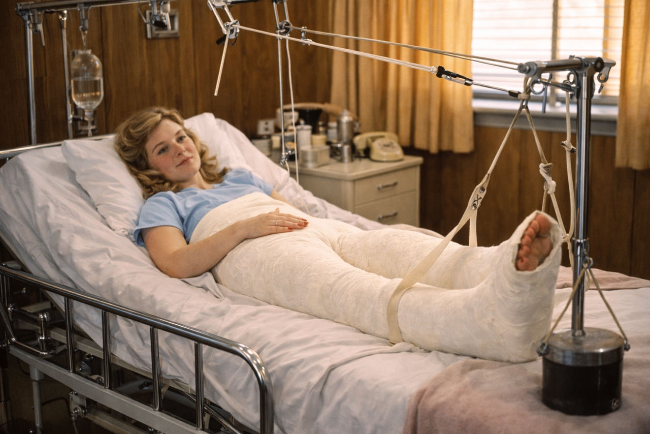 Term Leg Cast Long Leg Casts In Traction in 1960s Hospital by DieselAsh320 on DeviantArt