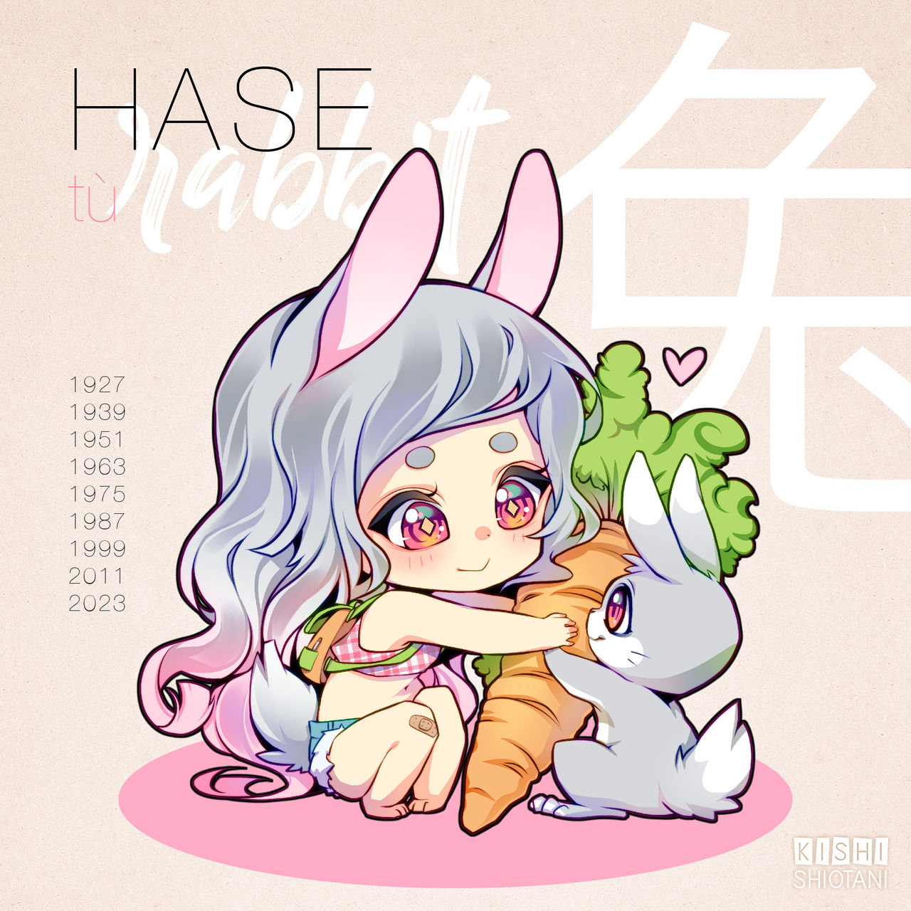 Chinese Zodiac Sign - RABBIT by KishiShiotani on DeviantArt Chinese Zodiac Sign - RABBIT by KishiShiotani on DeviantArt